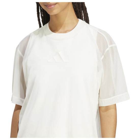 Adidas Γυναικεία κοντομάνικη μπλούζα  All SZN Soft Lux Mesh T-Shirt